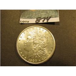 1900 P Morgan Silver Dollar. Uncirculated.