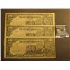 Image 1 : (3) $500 Peso "The Japanese Government" Philippines Occupation World War II Bank Notes, Red "PF" let