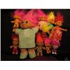 Image 1 : (10) Old Collectable "Troll" Dolls, for the little Troll in all of us!!!