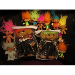 (12) Old Collectable "Troll" Dolls, for the little Troll in all of us!!!