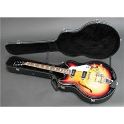 Epiphone Casino guitar, No. R97HO594, as new in case, with letter of unproven provenance - Noel G...