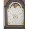 Image 1 : Late George III longcase clock by T Barnes, Leicefter, the eight day movement between arched topp...