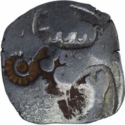 Punch Marked Silver Twenty Mashaka Coin of Maghada Janapada.