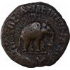 Image 1 : Rare Copper Tri Chalkon Coin of Azes II of Indo Scythians.