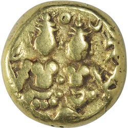 Gold Varaha Coin of Sadashivaraya of Vijayanagara Empire.