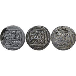 Silver Tanka Coins of Ghiyath Ud Din Balban of Hadrat Delhi Mint of Delhi Sultanate.