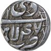 Image 2 : Silver Half Rupee Coin of Akbar of Lahore Mint of Di Month.
