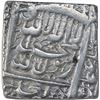Image 1 : Silver Square One Rupee Coin of Akbar of Fathpur Dar Ul Sultanate Mint.