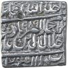 Image 2 : Silver Square One Rupee Coin of Akbar of Fathpur Dar Ul Sultanate Mint.