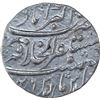 Image 2 : Silver One Rupee Coin of Aurangzeb Alamgir of Akbarabad Mustaqir ul Khilafat Mint.