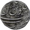 Image 2 : Silver Half Rupee Coin of Shah Alam Bahadur of Surat Mint.