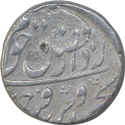 Silver One Rupee Coin of Farrukhsiyar of Murshidabad Mint.