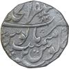 Image 2 : Silver One Rupee Coin of Muhammad Shah of Akbarabad Mustaqir Ul Khilafa Mint.