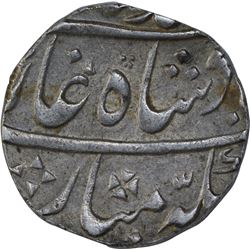 Silver One Rupee Coin of Muhammad Shah of Kora Mint.