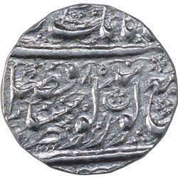 Silver One Rupee Coin of Amritsar Mint of Sikh Empire.