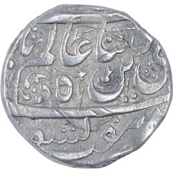 Silver One Rupee Coin of Dost Muhammad of Bhopal State.