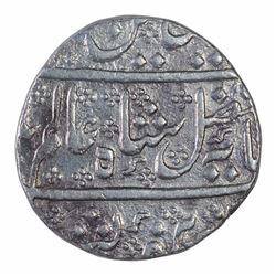 Silver One Rupee Coin of Arkat Mint of Indo French.