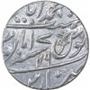 Image 2 : Silver One Rupee Coin of Muhammadabad Banaras Mint of Bengal Presidency.