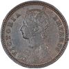 Image 2 : Copper One Twelfth Anna Coin of Victoria Empress of Calcutta Mint of 1883.