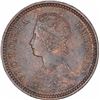Image 2 : Copper One Twelfth Anna Coin of Victoria Empress of Calcutta Mint of 1890.
