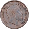Image 2 : Copper One Twelfth Anna Coin of Edward VII of Calcutta Mint of 1904.