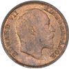 Image 2 : Bronze One Twelfth Anna Coin of King Edward VII of Calcutta Mint of 1907.