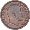 Image 2 : Copper Half Pice Coin of King Edward VII of Calcutta Mint of 1903.