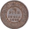 Image 1 : Copper Half Pice Coin of King Edward VII of Calcutta Mint of 1904.