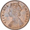Image 2 : Copper One Quarter Anna Coin of Victoria Empress of Calcutta Mint of 1899.