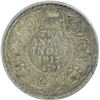 Image 1 : Silver Two Annas Coin of King George V of 1917.