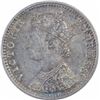 Image 2 : Silver Quarter Rupee of Victoria Empress of 1894.