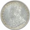Image 2 : Silver One Quarter Rupee Coin of King George V of 1928.