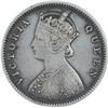 Image 2 : Silver Half Rupee Coin of Victoria Queen of Calcutta Mint of 1875.