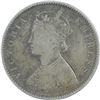Image 2 : Silver Half Rupee Coin of Victoria Empress of 1893.