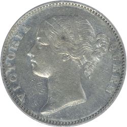 Silver One Rupee Coin of Victoria Queen of 1840.