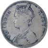 Image 2 : Silver One Rupee Coin of Victoria Queen of 1862.