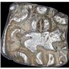 Image 1 : Punch Marked Silver Half Karshapana Coin of Surasena Janapada.