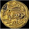 Image 1 : Extremely Rare Gold Half Dinar Coin of Muhammad Bin Tugluq of Delhi Sultanate.