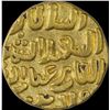 Image 1 : Rare Gold Tanka Coin of Muhamamd Bin Tughluq of Balda Qutbabad Mint of Delhi Sultanate.