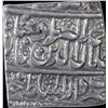 Image 2 : Silver Square One Rupee Coin of Akbar of Fathpur Dar Ul Sultanate Mint.