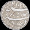 Image 2 : Rare Silver One Rupee Coin of Jahangir of Qandahar Mint.
