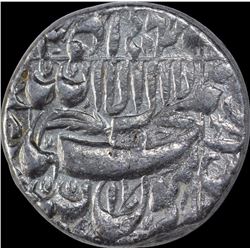 Silver One Rupee Coin of Shahjahan of Qandahar Mint.