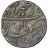 Image 2 : Silver One Rupee Coin of Aurangzeb Alamgir of Ajmer Dar ul Khair Mint.