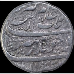 Silver One Rupee Coin of Aurangzeb of Bijapur Dar Ul Zafar Mint.