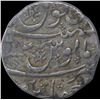 Image 2 : Silver One Rupee Coin of Auranzeb of Machlipattan Mint.
