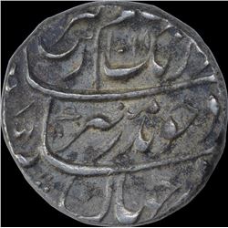 Silver Rupee of Aurangzeb Alamgir of Narnol Mint.