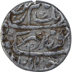 Silver One Rupee Coin of Aurangzeb of Surat Bandar e Mubarak Mint.