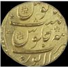 Image 2 : Rare Gold Mohur Coin of Aurangzeb Alamgir of Sholapur Mint.