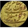 Image 1 : Gold Mohur Coin of Aurangzeb Alamgir of Surat Mint.
