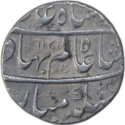 Silver One Rupee Coin of Shah Alam Bahadur of Ujjain Dar Ul Fath Mint.